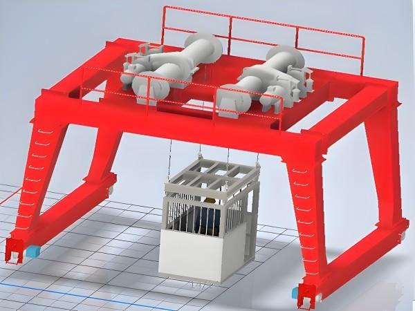湖南常德龙门吊厂家25吨竖井龙门